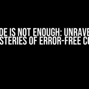 Valid Node is Not Enough: Unraveling the Mysteries of Error-Free Code